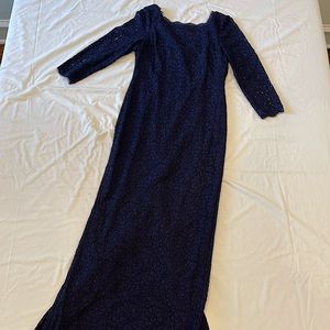 Adrianna Papell formal navy blue dress
